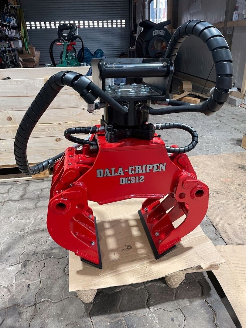Sortiergreifer DGS12 mit Rotator AVS ARG30 für Bagger bis 2,5t. MS01MS03 Greife