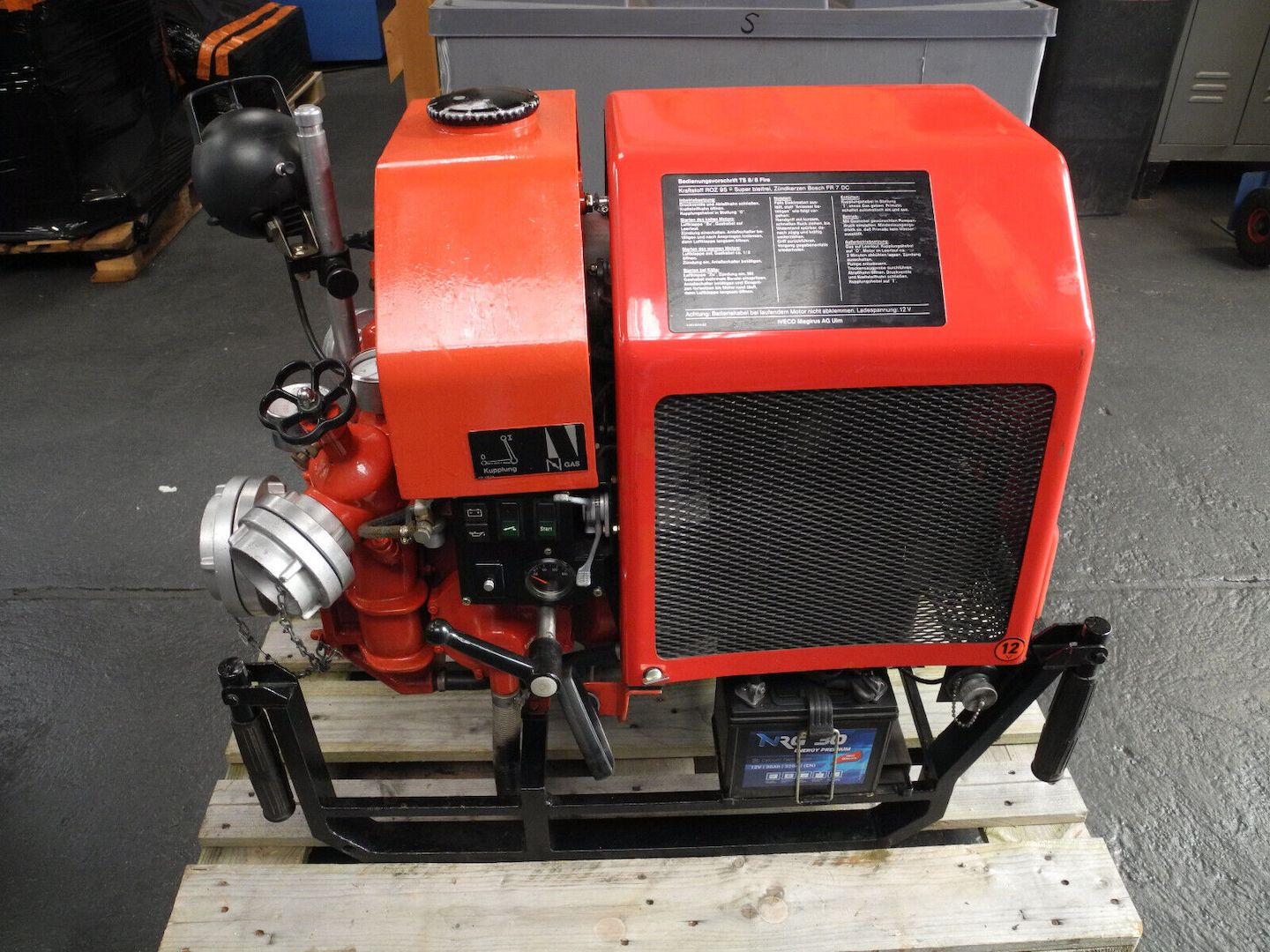 Tragkraftspritze IVECO Magirus TS 88, BJ 1992, 148 Bh, sehr guter Zustand