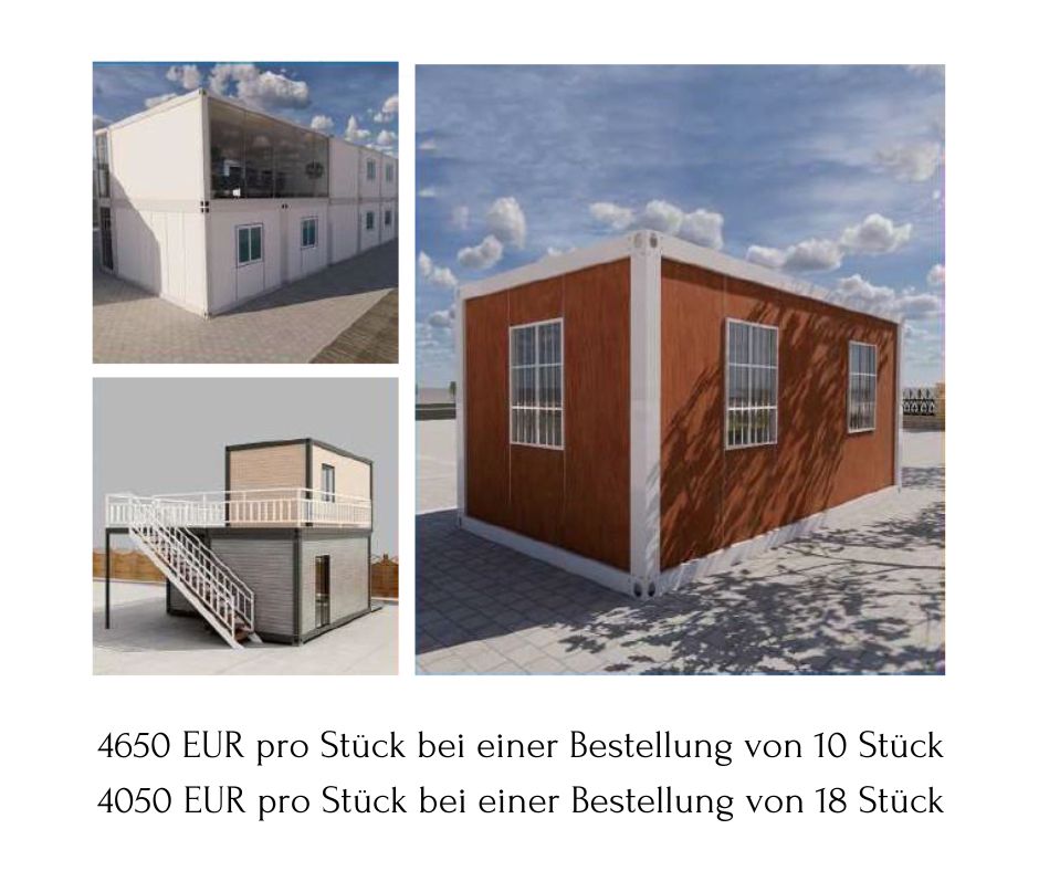 Container aufklappbar faltbar Garten Bau Wohn Büro Schuppen