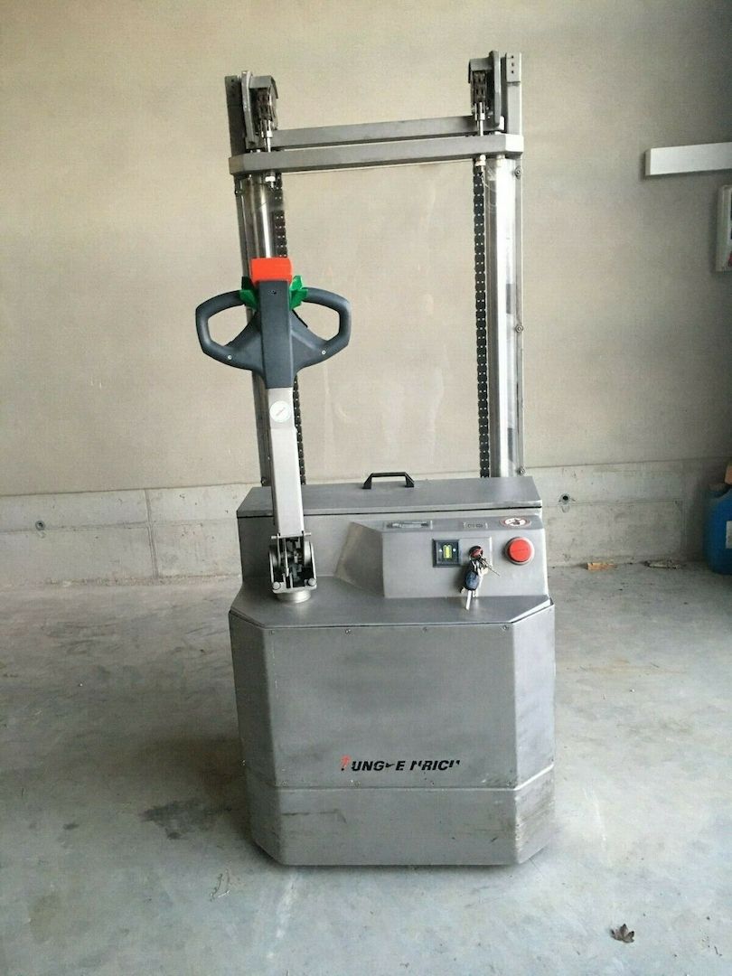 Edelstahl Deichselstapler Elektro-Stapler Hochhubwagen Jungheinrich EJC12 SLH090