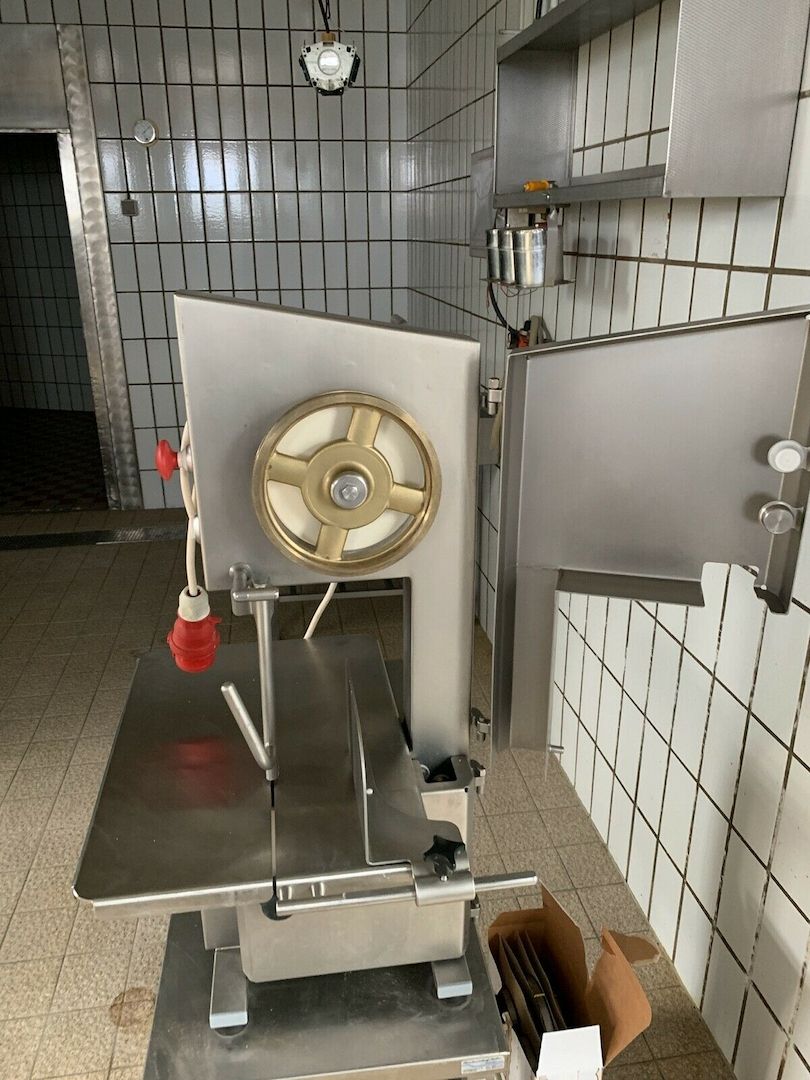 Kolbe K220 Knochenbandsäge Tischsäge mit Edelstahl Hocker
