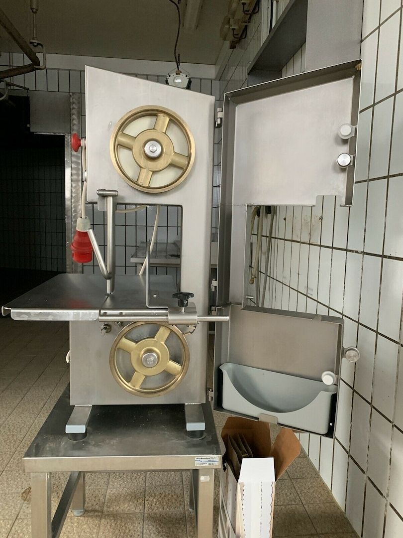 Kolbe K220 Knochenbandsäge Tischsäge mit Edelstahl Hocker
