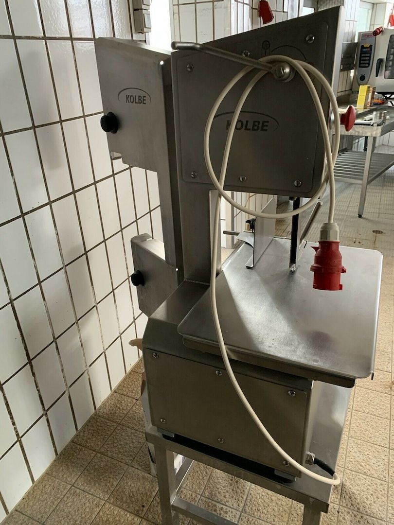 Kolbe K220 Knochenbandsäge Tischsäge mit Edelstahl Hocker