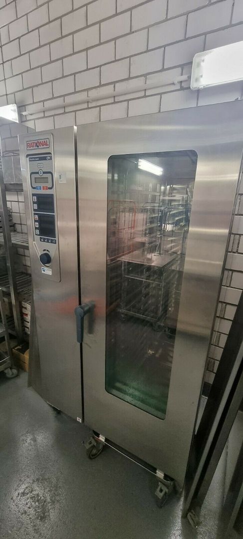 KOMBIDÄMPFER RATIONAL CPC 201, 201 gebraucht mit Hortenwagen