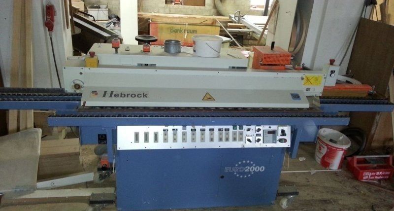 Hebrock EURO 2000 Kantenanleimmaschine Kantenanleimer