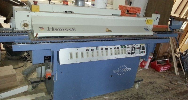 Hebrock EURO 2000 Kantenanleimmaschine Kantenanleimer