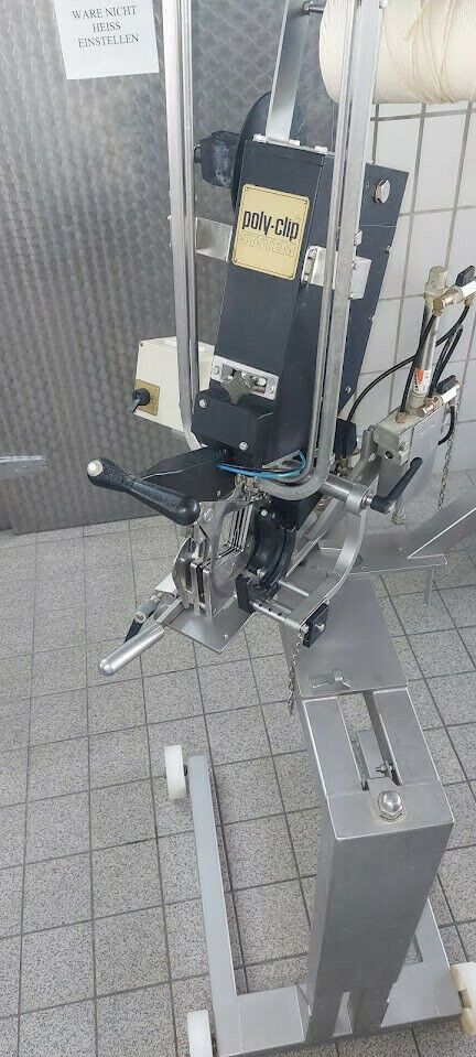 Poly-Clip Doppel-Clip Halbautomat „PDC 500“ Druckluft - guter Zustand