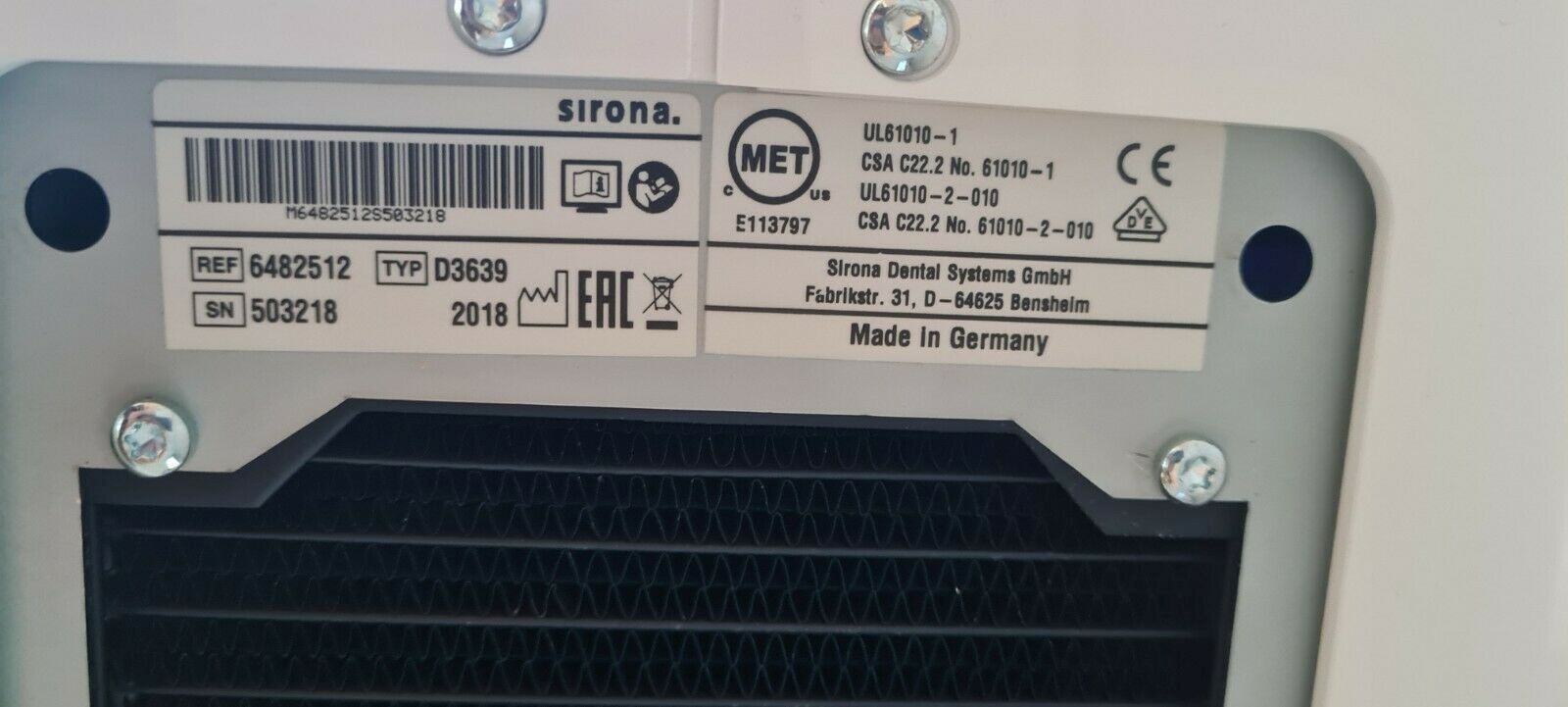 Sirona Speedfire kaum benutzt