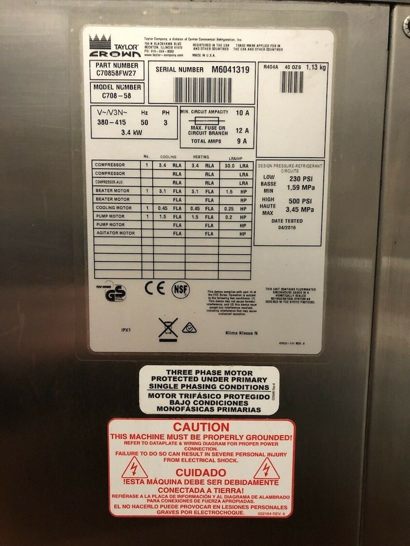 Softeismaschine Taylor C708