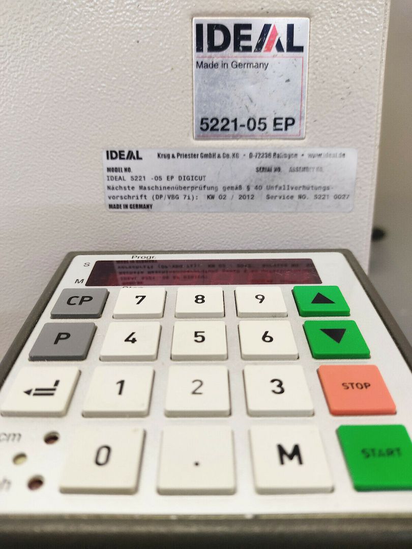 Stapelschneider Ideal 5221-05 EP Digicut