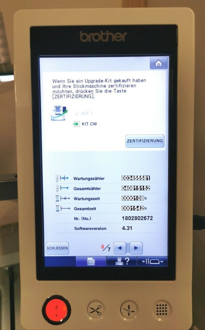 Stickmaschine Brother PR-1000e Entrepreneur Pro