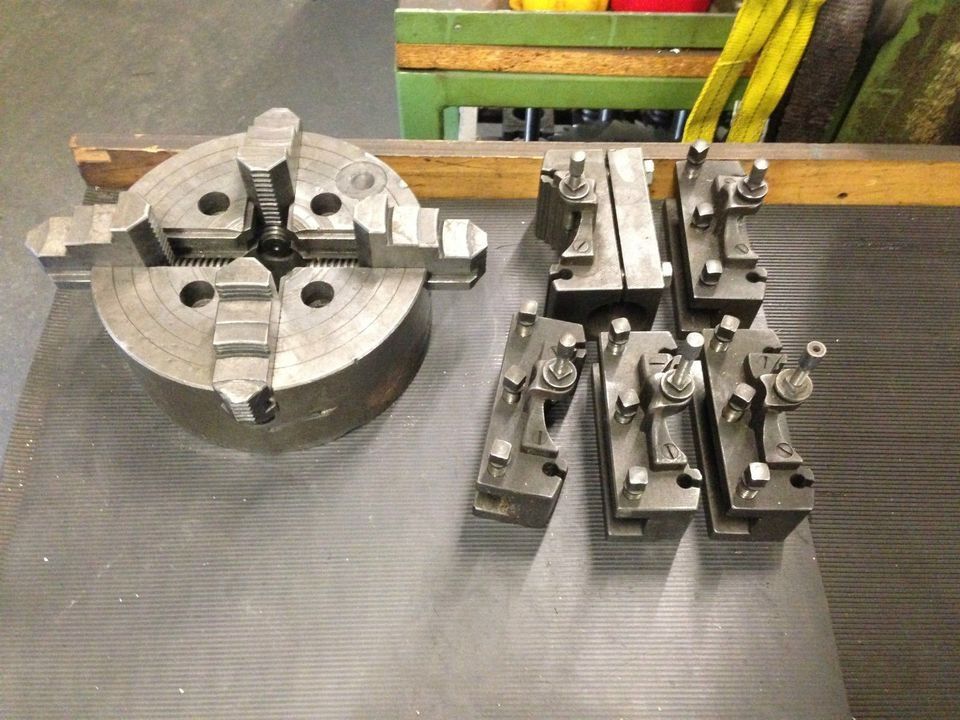 Drehmaschine VDF Heidenreich & Harbeck Typ Hamburg Multifix B Drehbank Lünette