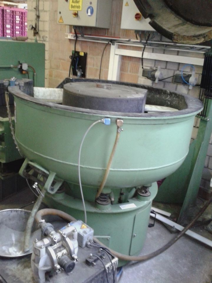 RÖSLER Bandtrockner Rundvibrator Gleitschleifanlage Hochglanzverdichten KOMPLETT