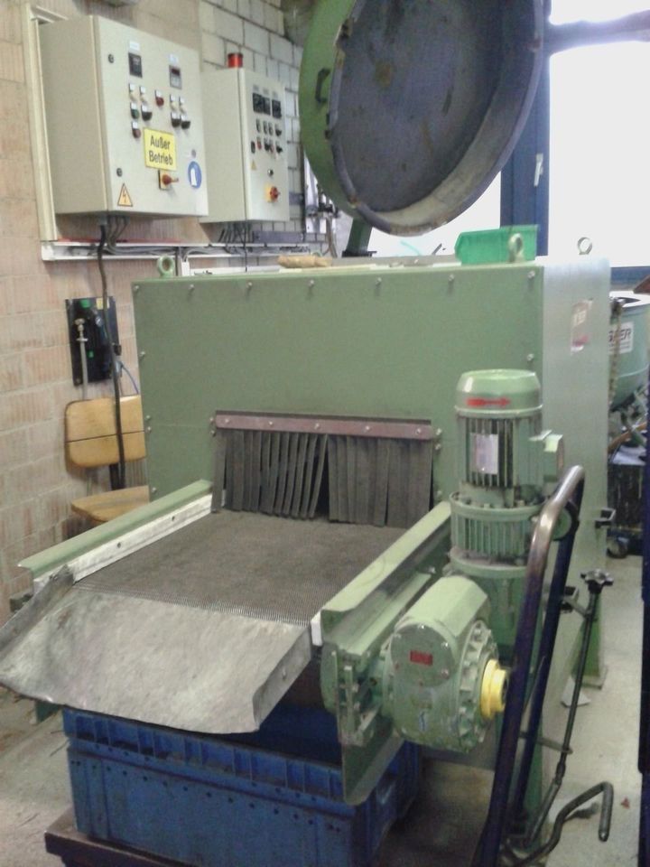 RÖSLER Bandtrockner Rundvibrator Gleitschleifanlage Hochglanzverdichten KOMPLETT