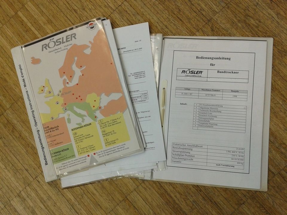 RÖSLER Bandtrockner Rundvibrator Gleitschleifanlage Hochglanzverdichten KOMPLETT