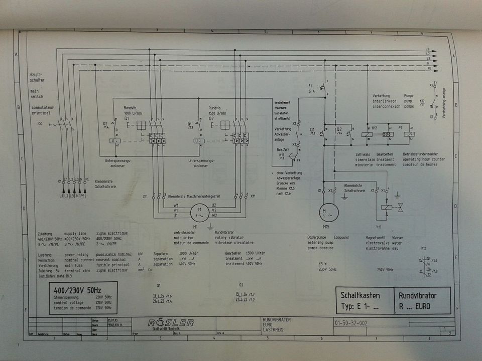 RÖSLER Bandtrockner Rundvibrator Gleitschleifanlage Hochglanzverdichten KOMPLETT