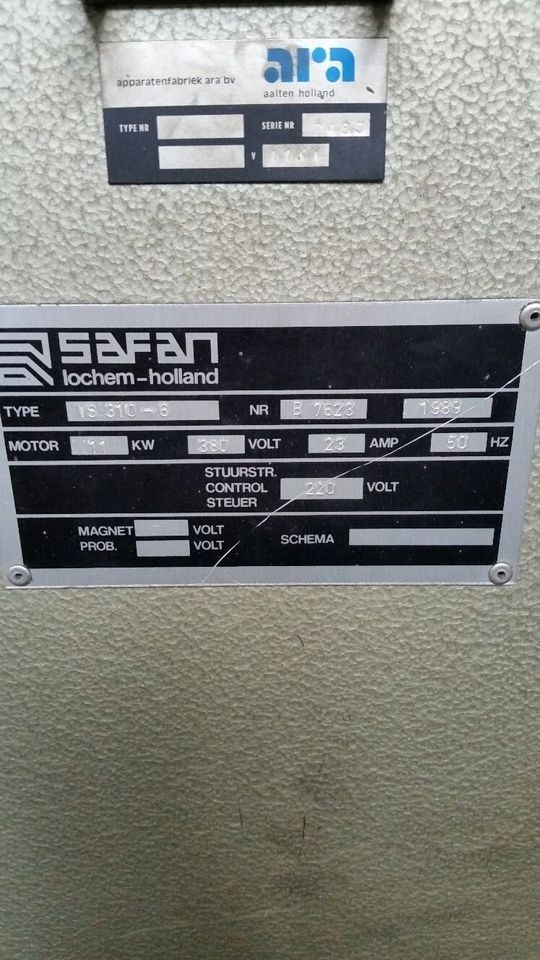 Safan VS 310-6 Hydraulische Tafelschere 3 Meter