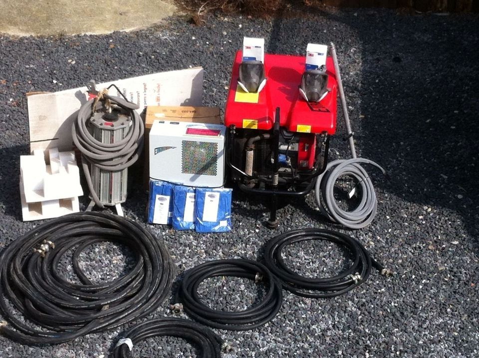 Sandstrahlsystem, Sandstrahlgerät, Profi, mobil