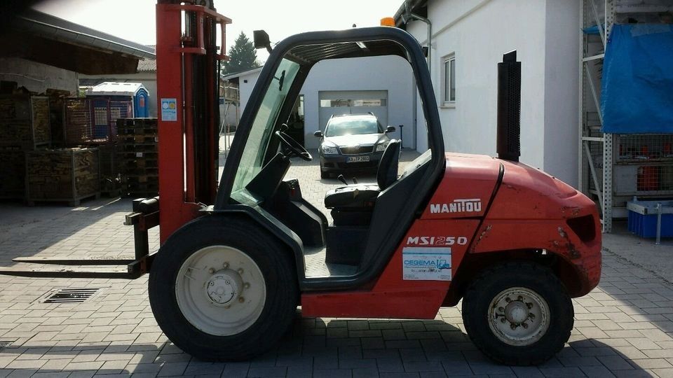 Stapler Manitou MSI 25D, 3.30 Meter Hubhöhe, Seitenschub