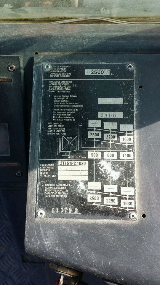 Stapler Manitou MSI 25D, 3.30 Meter Hubhöhe, Seitenschub
