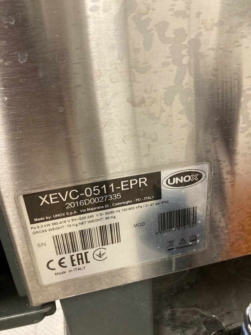 UNOX Heißluft Kombidämpfer - Konvektomat CHEFTOP MIND.MAPS PLUS Elektro 5 GN