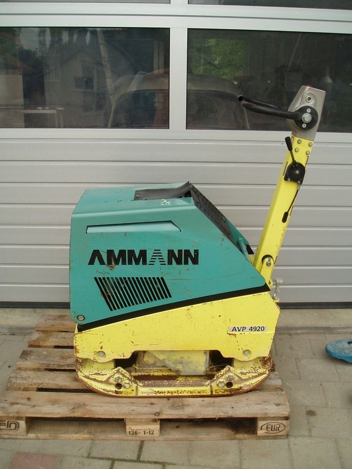Ammann 4920 Rüttelplatte Bomag Wacker