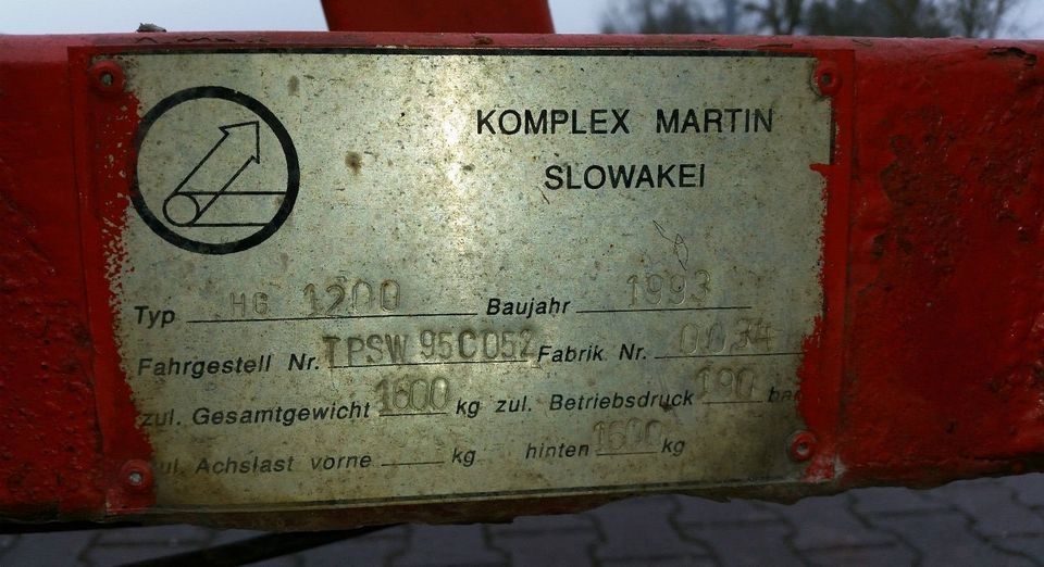 Anhänger Arbeitsbühne Steiger Hubsteiger Hebebühne KOMPLEX MARTIN