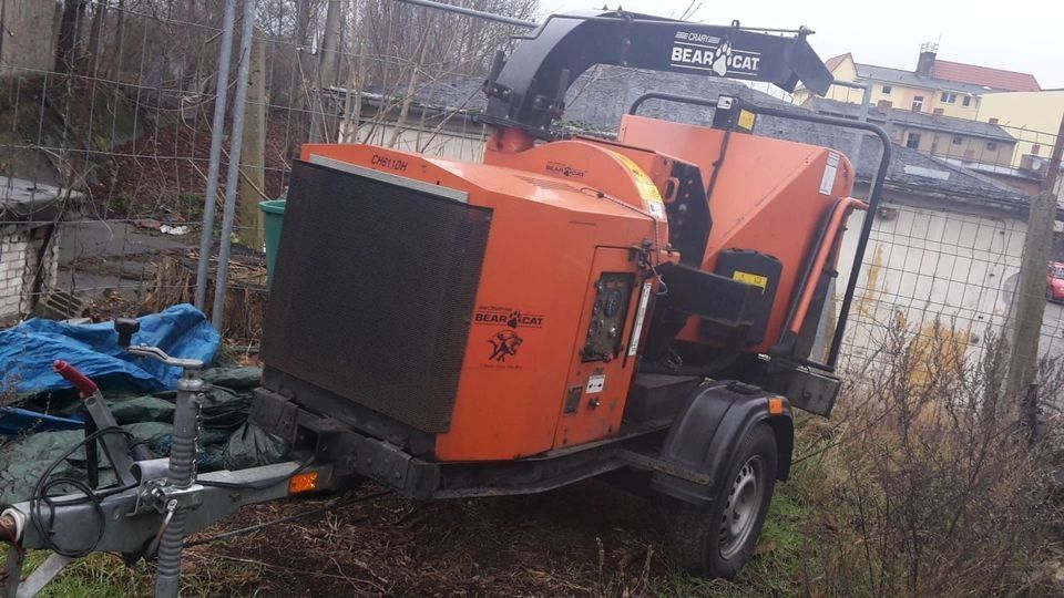 BearCat Schredder Holzhacker Holzhäcksler Häcksler Kubota Vermeer Schliesing