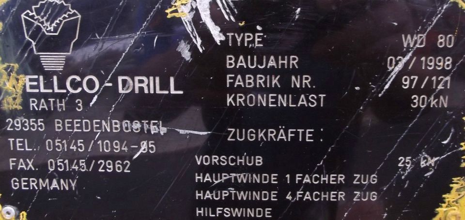 Brunnenbohrgerät Wellco Drill WD 80 Bohrgerät absolutes Profigerät in Neuss