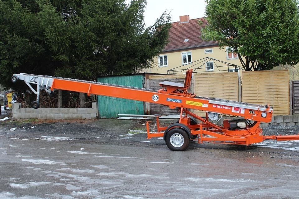 Dachdeckeraufzug Bauaufzug Schrägaufzug Böcker HD 31 K