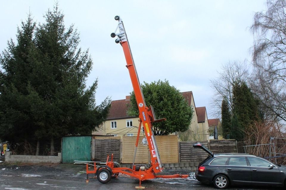 Dachdeckeraufzug Bauaufzug Schrägaufzug Böcker HD 31 K