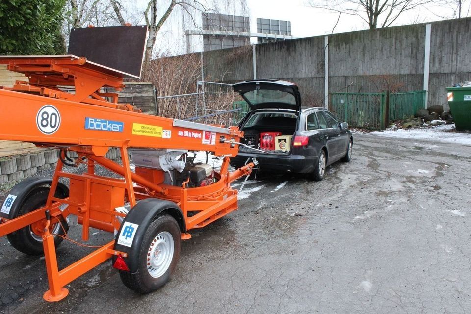 Dachdeckeraufzug Bauaufzug Schrägaufzug Böcker HD 31 K