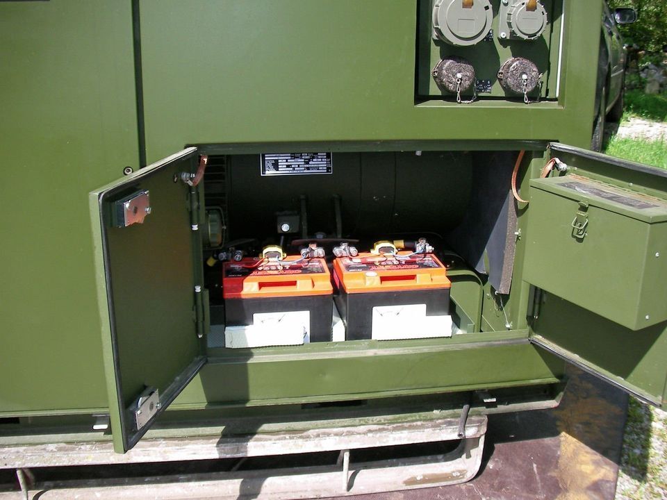 Stromerzeuger Stromaggregat Generator BW Bundeswehr 17 Stdbetrieb