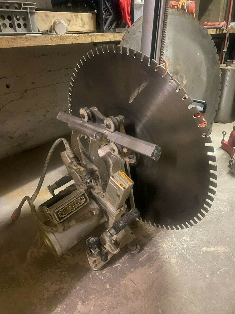 Wandsägemaschine Steuerschrank Sägeblätter Schienen EDT Eurodima gebraucht