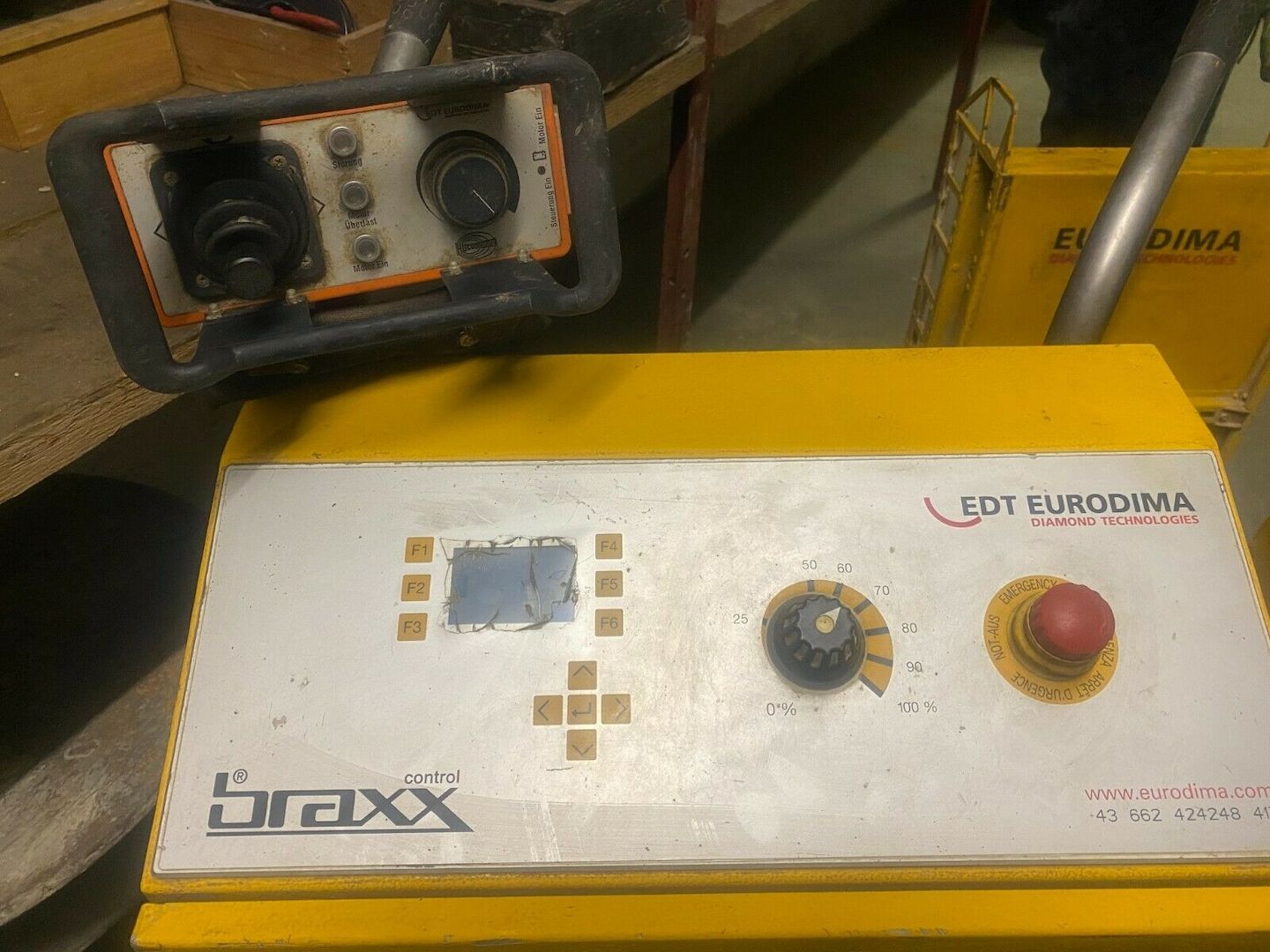 Wandsägemaschine Steuerschrank Sägeblätter Schienen EDT Eurodima gebraucht