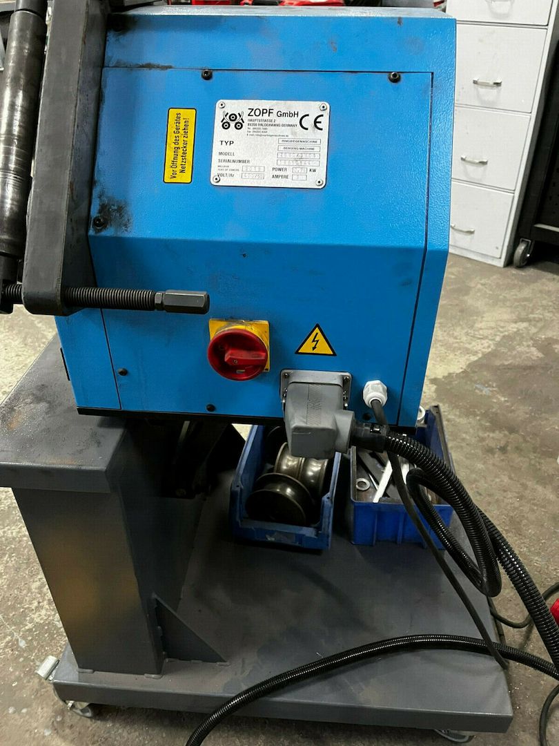 Zopf Ringbiegemaschine, gebraucht