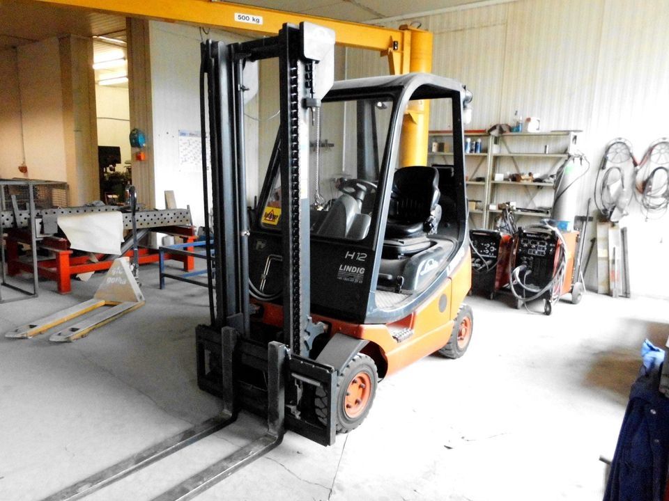 Linde Gabelstabler Typ H12 T-03 Baujahr 2003 mit Gasantrieb