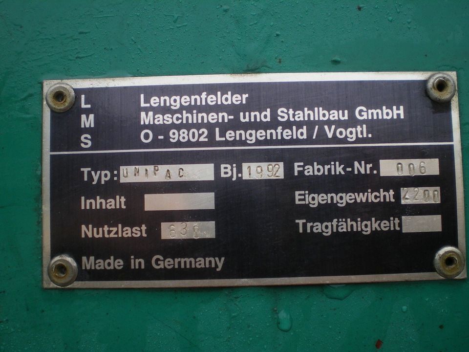 LMS Unipac 2.2 Komplaktlader wie Bobcat mit Schaufel und Palettengabel