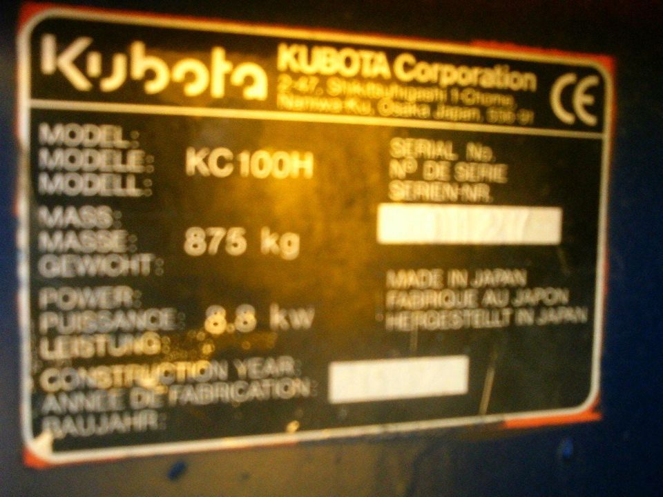 Minidumper Dumper Raupenkipper Raupendumper Kubota Diesel