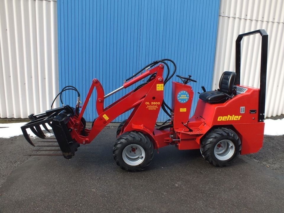 Oehler OL 2600 Hoftrac Hofschlepper Hoflader Radlader Bj. 2005 mit nur 254 Std.