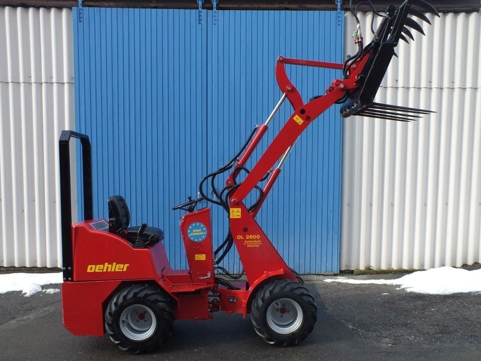 Oehler OL 2600 Hoftrac Hofschlepper Hoflader Radlader Bj. 2005 mit nur 254 Std.