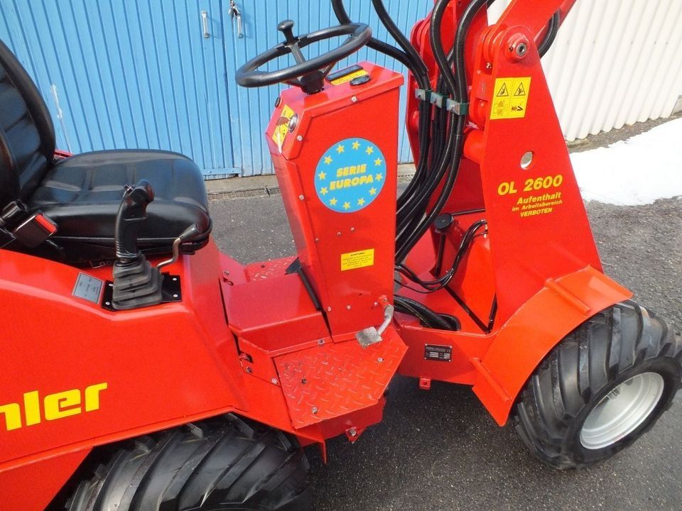 Oehler OL 2600 Hoftrac Hofschlepper Hoflader Radlader Bj. 2005 mit nur 254 Std.
