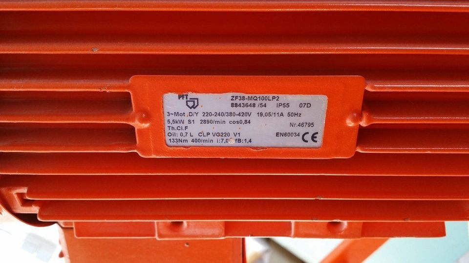 PFT RITMO XL 400220 Volt, Putzmaschine und viel Zubehör