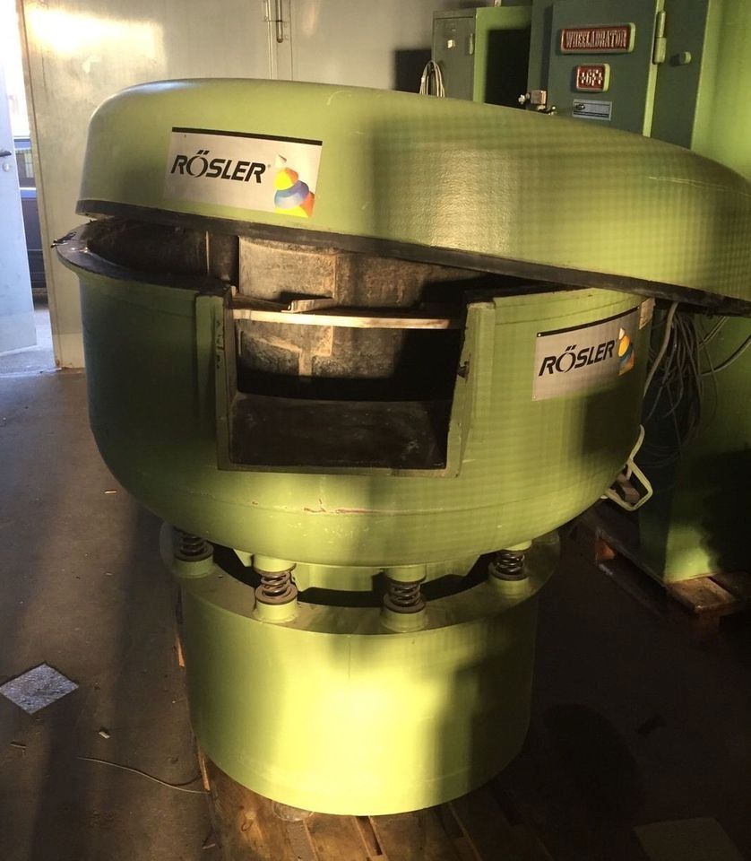 Rösler R 320 EC Gleitschleifen Trowalisiermaschine Gleitschleifanlage Entgraten