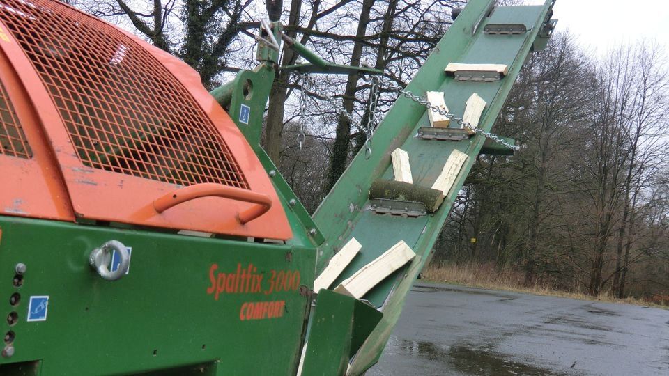 Sägespaltautomat Holzspalter Brennholzautomat Posch Spaltfix 3000 Comfort