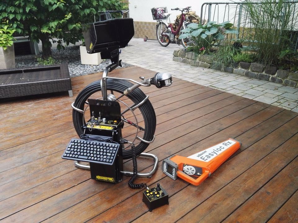 Schwenk- und Rotations-Kanal-TV-Anlage  2 Kameraköpfe  Rohr- + Kanalinspektion