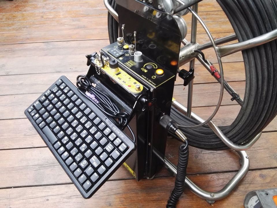 Schwenk- und Rotations-Kanal-TV-Anlage  2 Kameraköpfe  Rohr- + Kanalinspektion