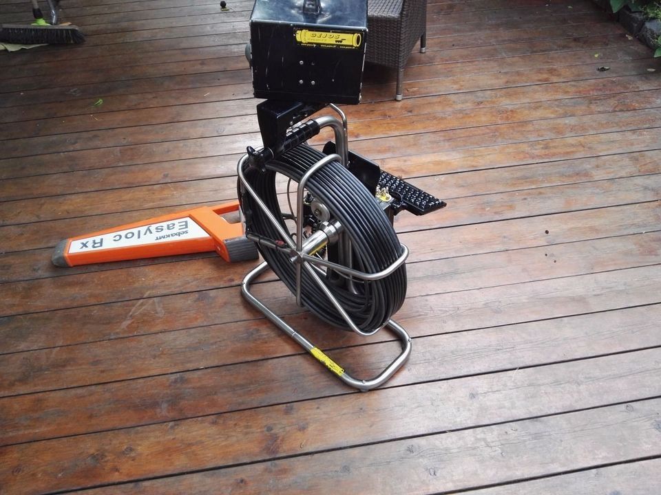 Schwenk- und Rotations-Kanal-TV-Anlage  2 Kameraköpfe  Rohr- + Kanalinspektion