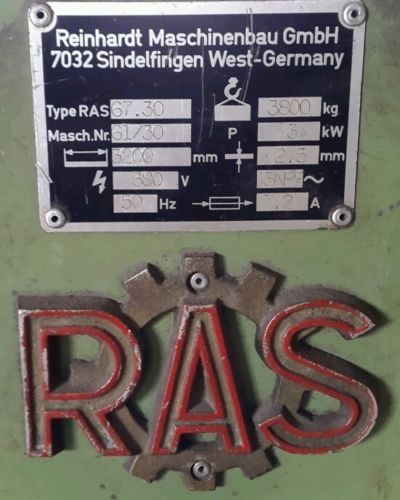 Schwenkbiegemaschine RAS 67.30