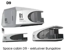 D9 Space Cabin Modulhaus Fertighaus Minihaus Wohncontainer Bungalow Gartencontainer